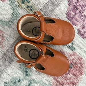 Classic Tan Kids Dress Shoes